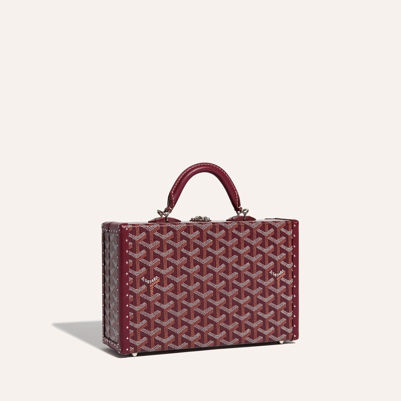 Goyard Grand Hôtel Trunk Bag Burgundy - Image 1